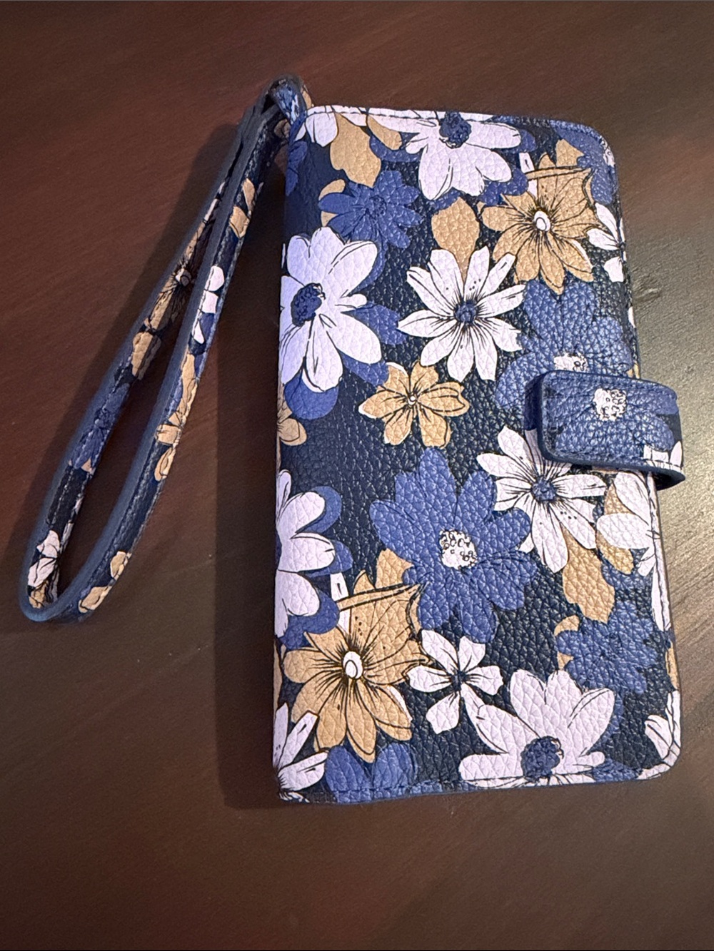 Vera Bradley Faux Leather Wristlet
